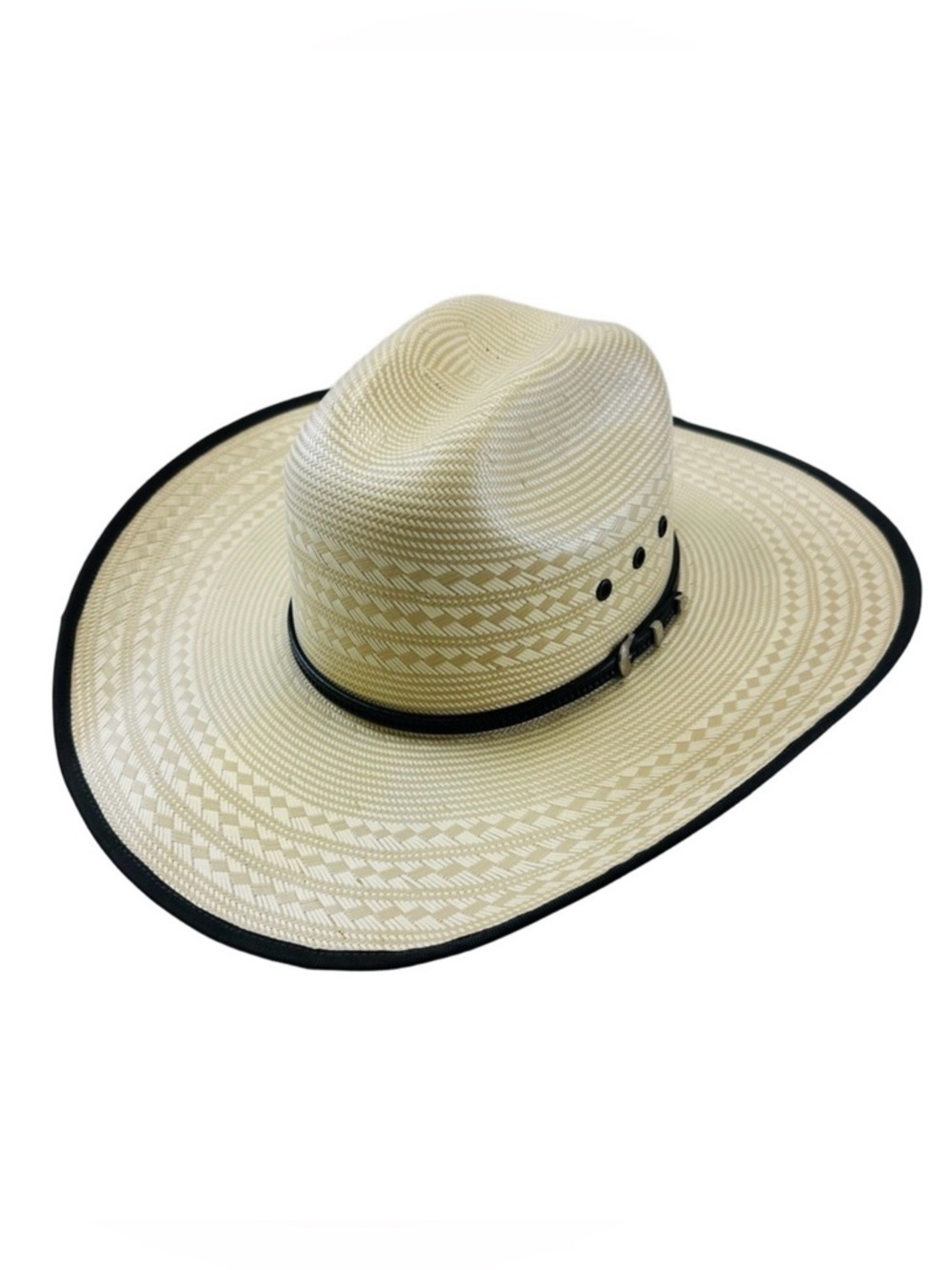 Tony Lama cream diamond pattern western cowboy mens hat Stampede Rodeo